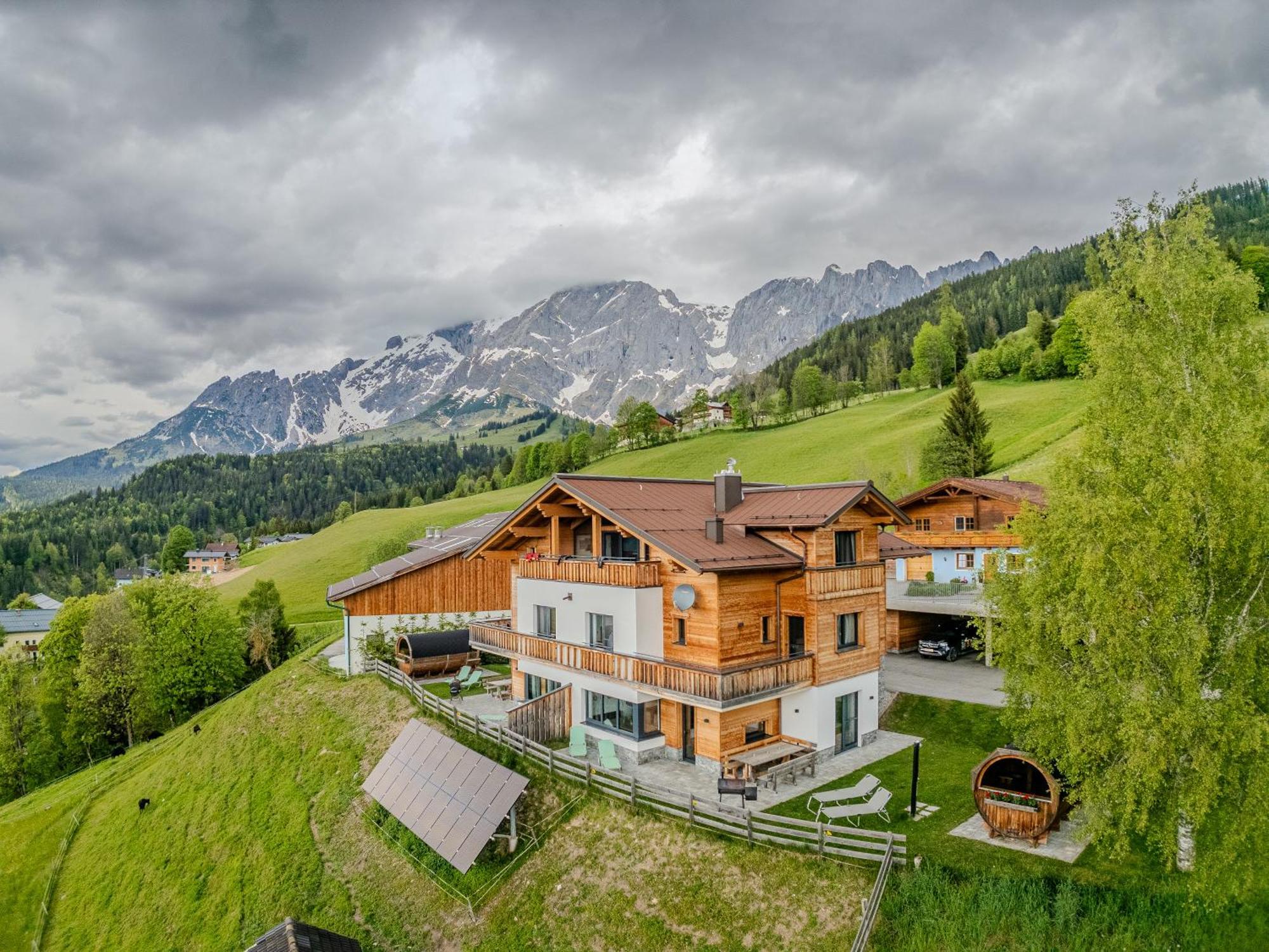 Gut Stein Panoramalodge Mühlbach am Hochkönig Oda fotoğraf